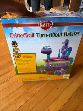 Kaytee CritterTrail Turn-About Habitat - Purple, Pink, Blue